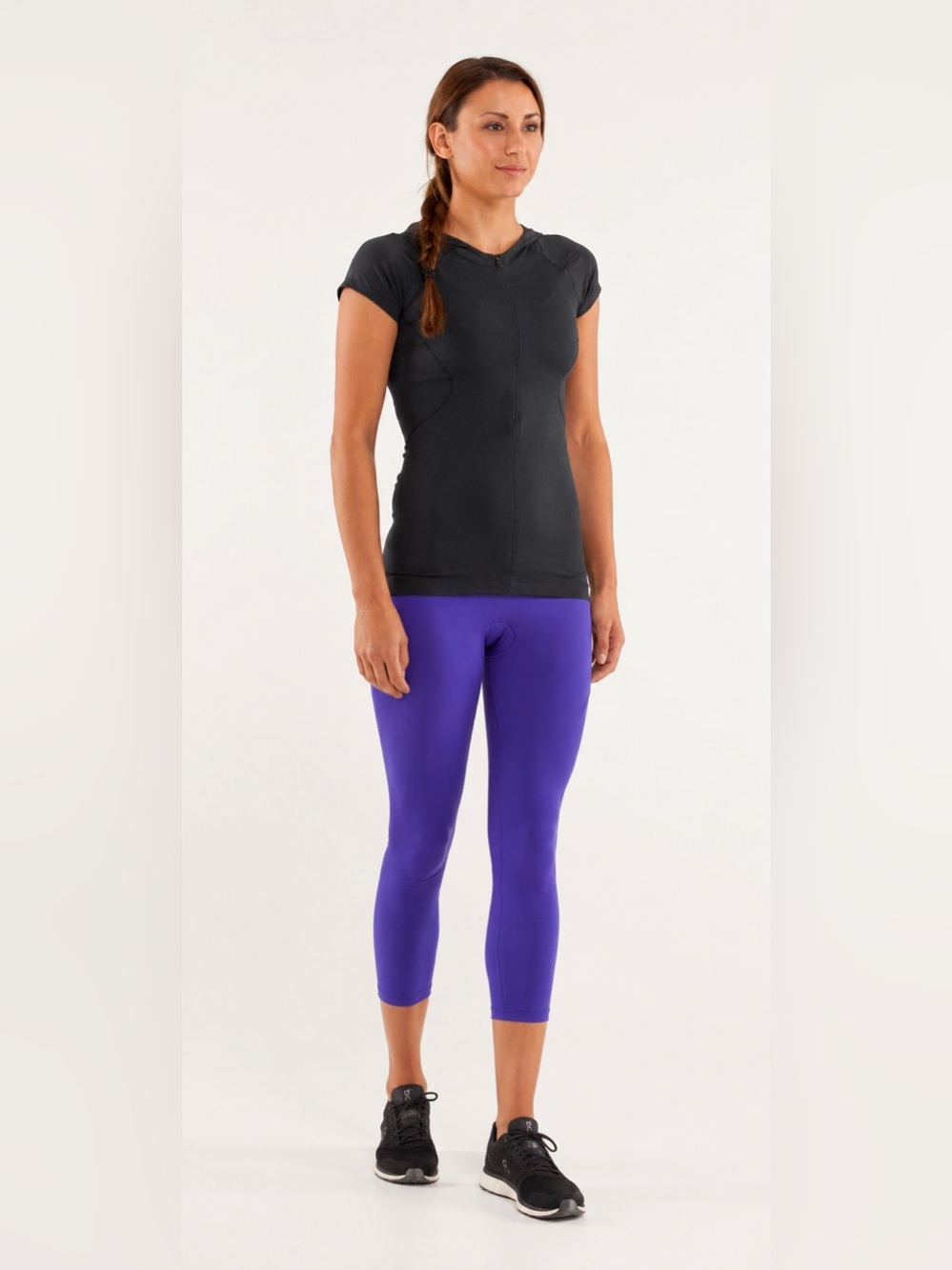 Lululemon Presta Jersey Black Size 8